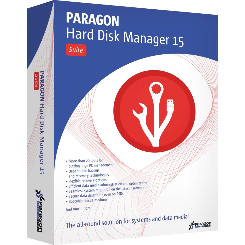 Paragon Hard Disk Manager. Software para clonar discos duros y trabajar con particiones.