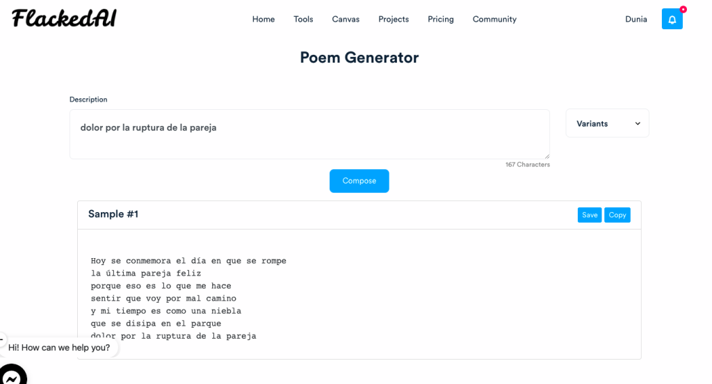 Flackedai Generador de poemas con inteligencia artificial, las alternativas que te recomiendo