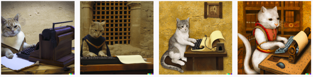 dl7 gato medieval 1 Artesanía de prompt para generar imágenes con inteligencia artificial: esta es la fórmula para obtener el mejor resultado