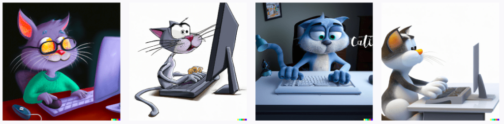 dl8 gato pixar 1 Artesanía de prompt para generar imágenes con inteligencia artificial: esta es la fórmula para obtener el mejor resultado