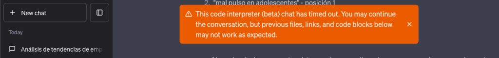 error code interpreter